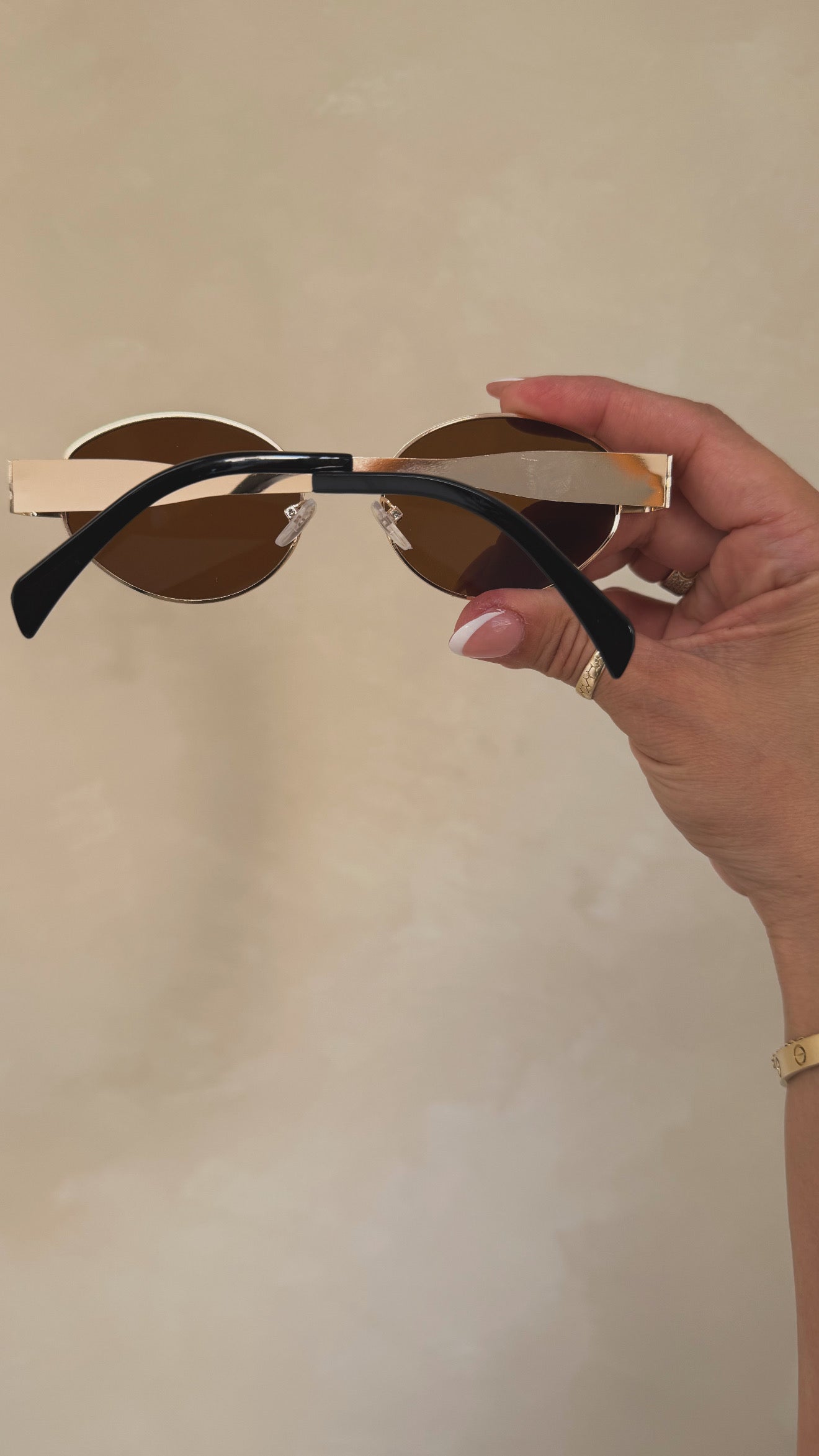 PR sunnies (brown/gold)