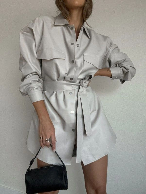 Aspen Leather Dress