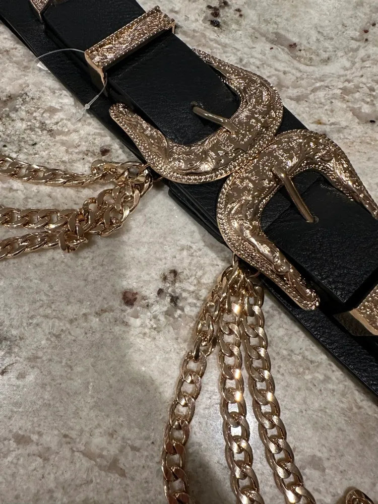 Xavi Belt (black/gold)