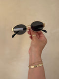 PR sunnies (black & gold)