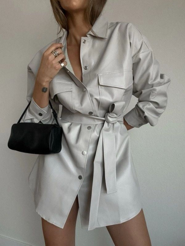 Aspen Leather Dress