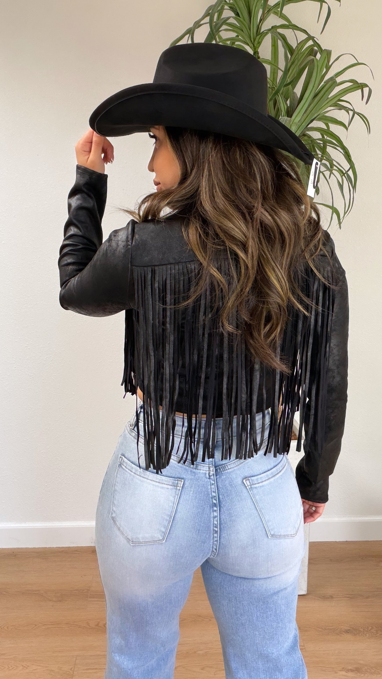 Willow Fringe Jacket (black)