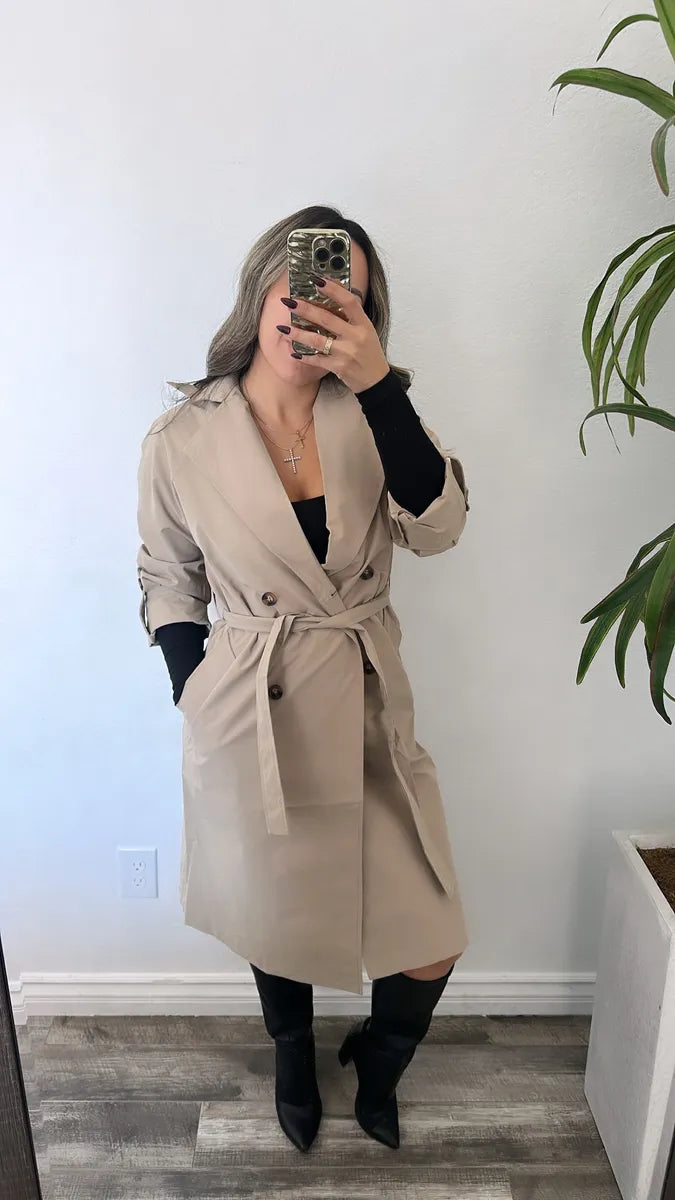 Danielle Trench Coat (nude)