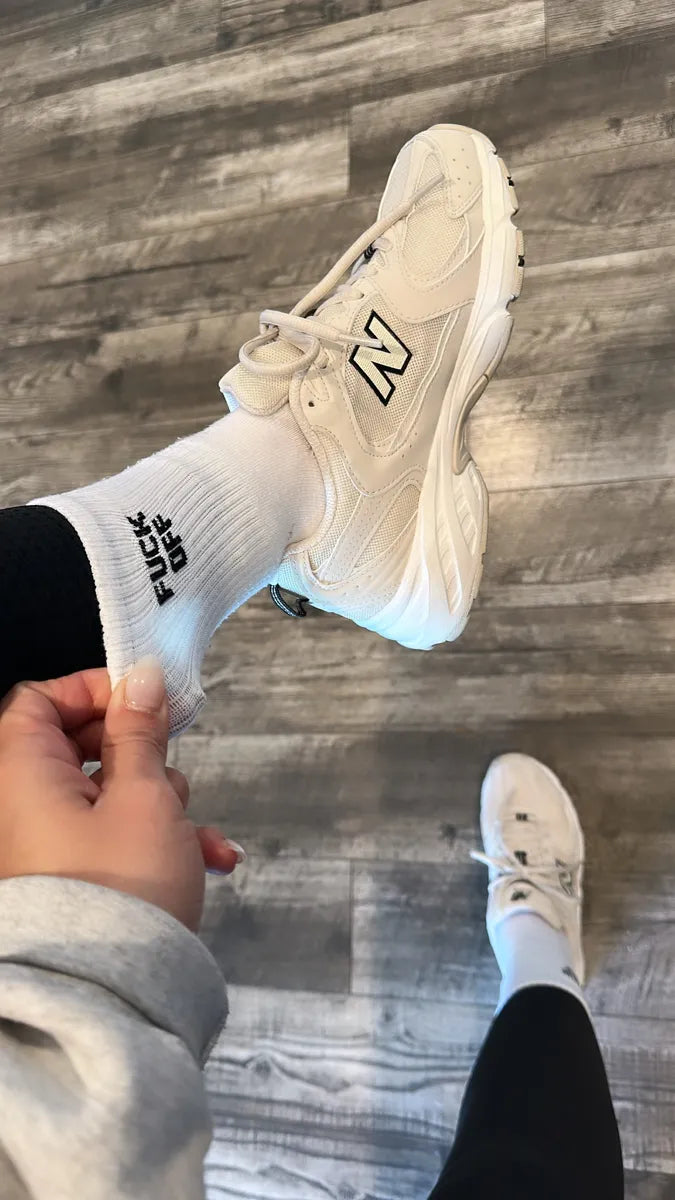 Fuck Off Socks (white)