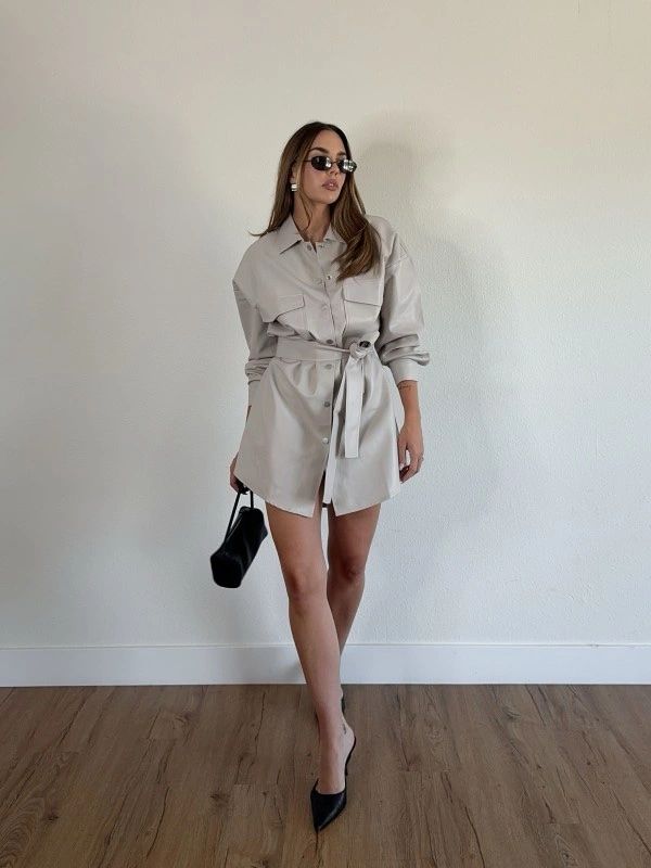 Aspen Leather Dress