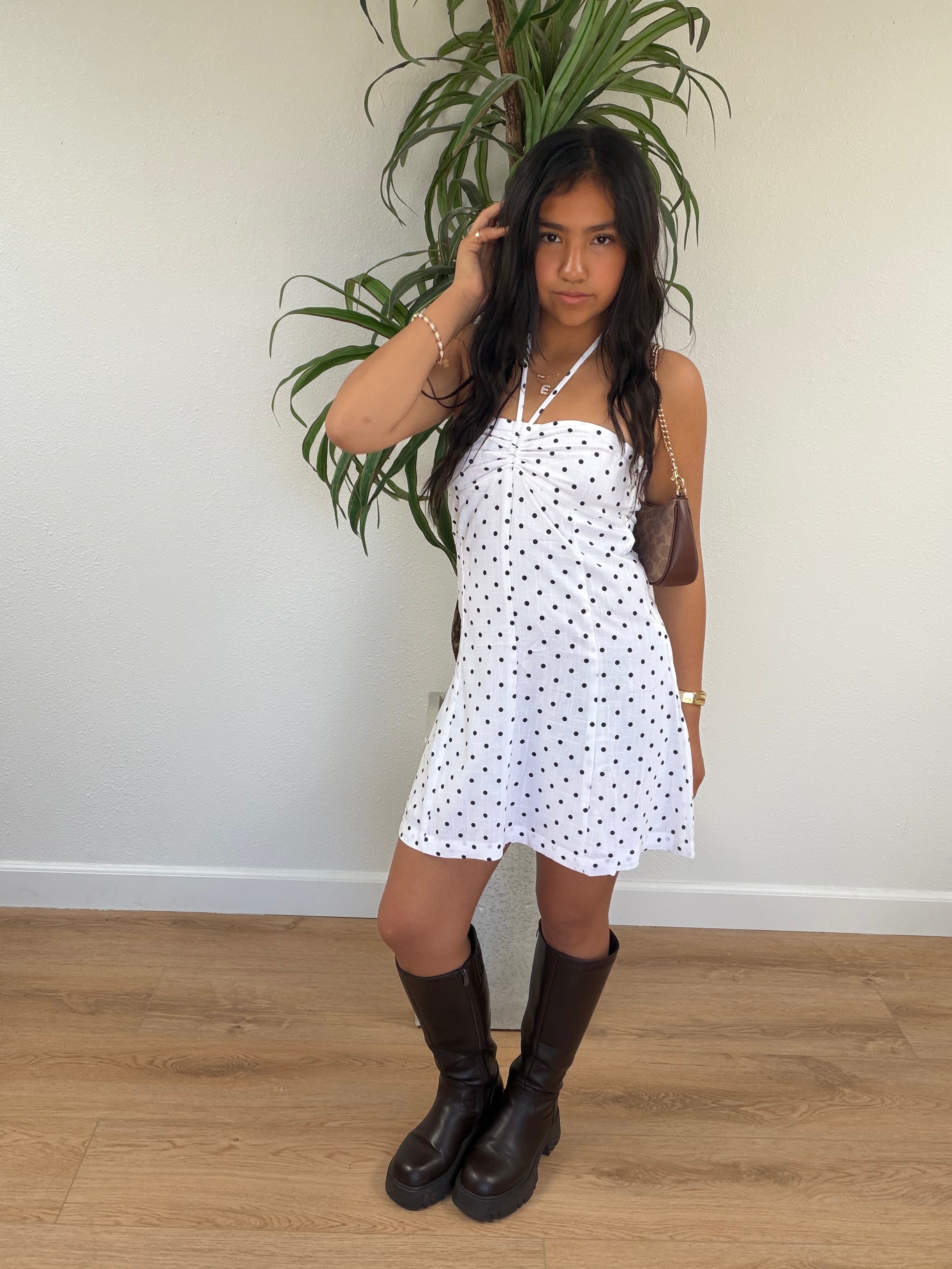 Polka Dot Dress (black/white)