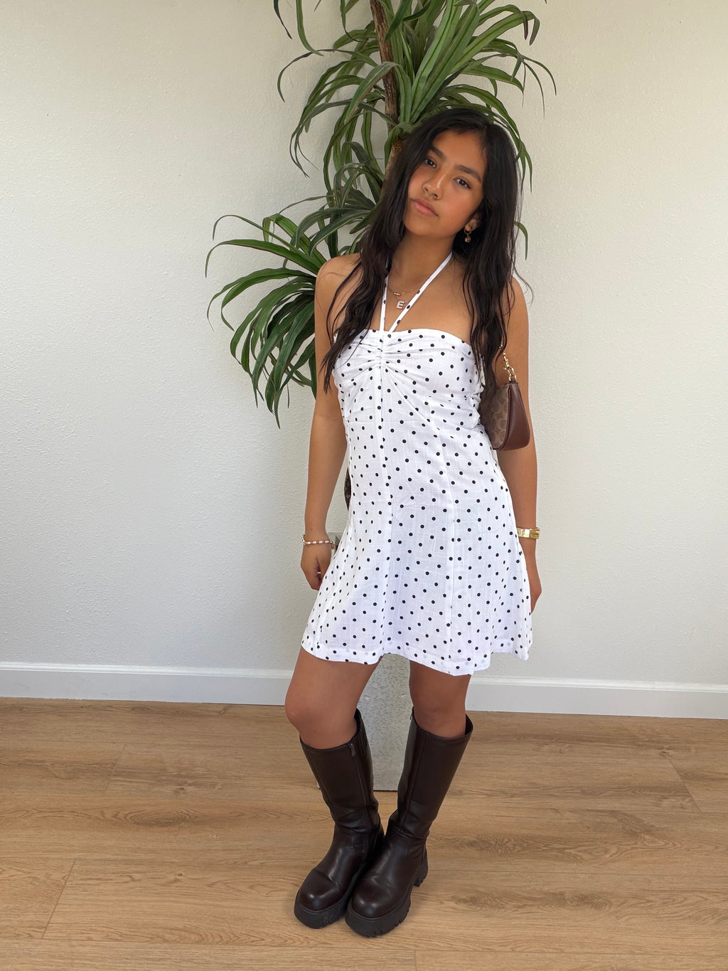 Polka Dot Dress (black/white)