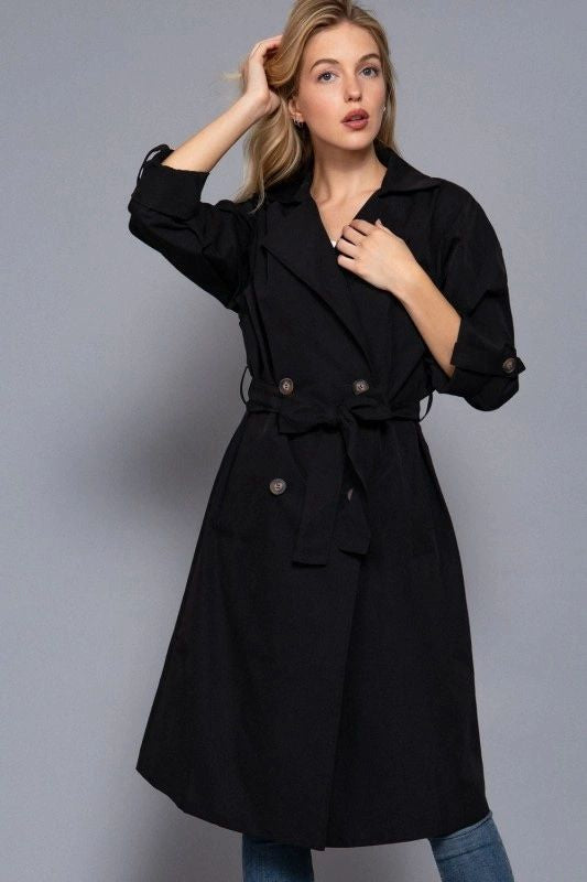 Danielle Trench Coat (black)