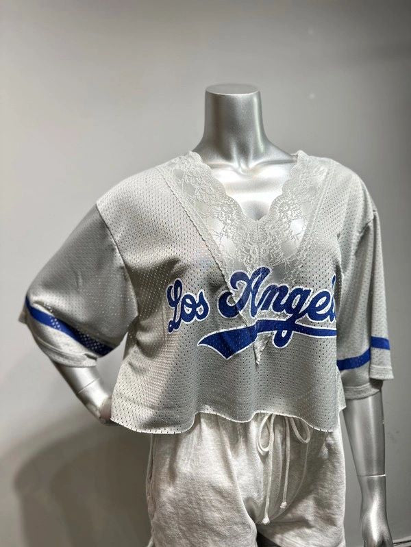 LA Jersey Cropped (grey)