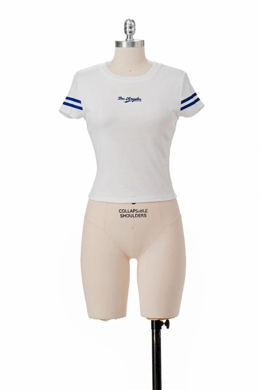 White LA Tee