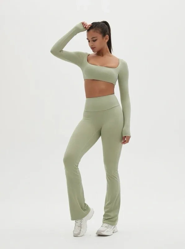 Alondra Scrunch Pants (sage)