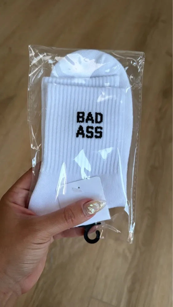 Bad Ass Socks (white)