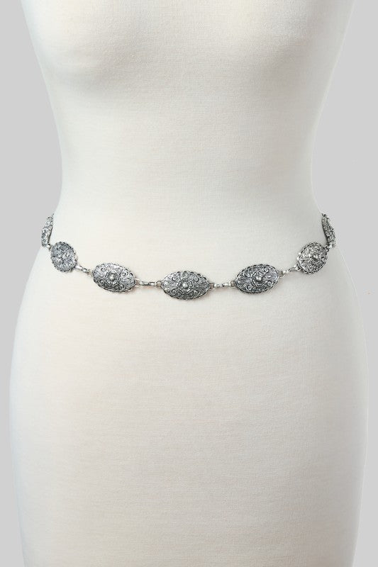 Floral Chain Belt
