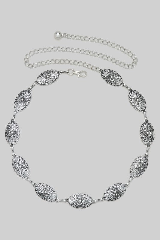 Floral Chain Belt