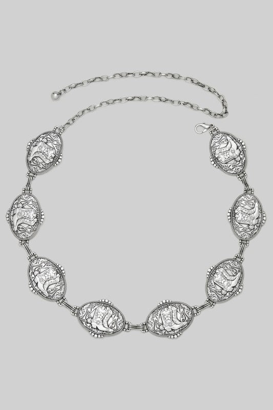 Boot Buckle Chain Belt