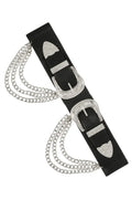Xavi Chain Belt (black/silver)