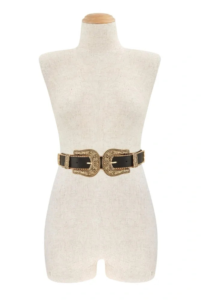 Wesly Belt (black/gold)