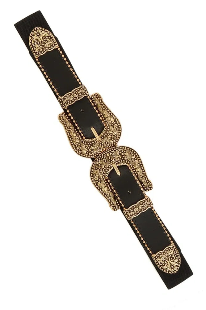 Wesly Belt (black/gold)